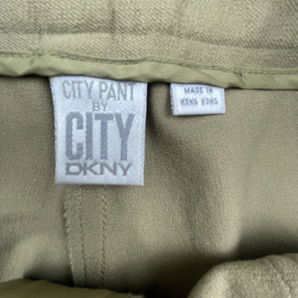 Vintage‎ City Pant by City DKNY Womens 2 Khaki Utility Straight Casual Business